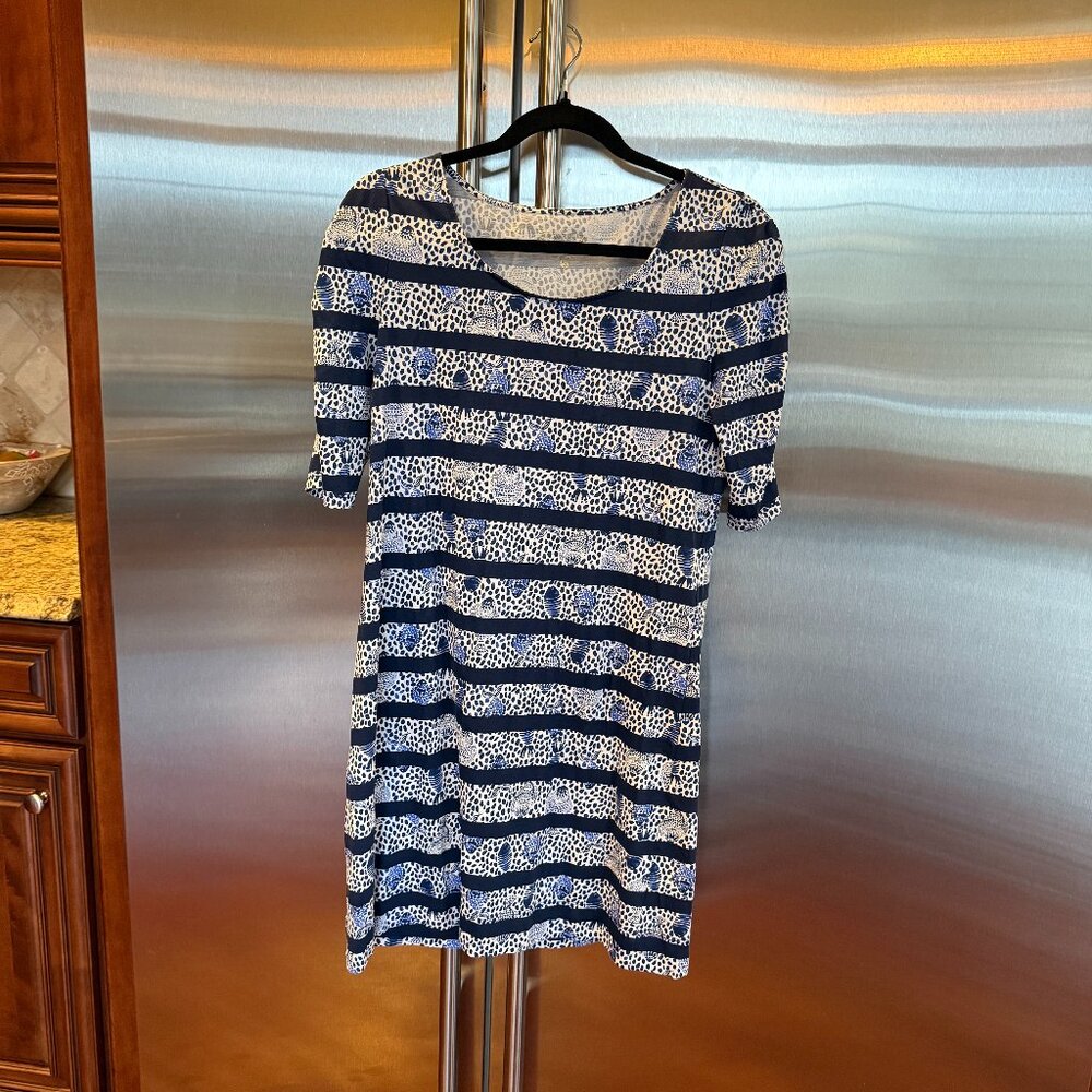 LILLY PULITZER BLUE DRESS, SIZE SMALL